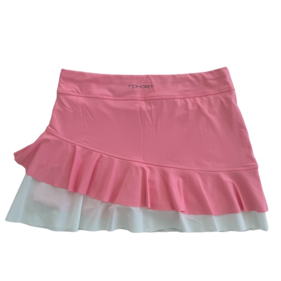 Pink Ruffled Mini Skirt - Picture 2 of 4